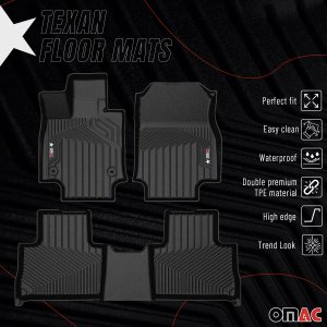 Toyota RAV4 Floor Mats - Front + Rear - Omac - Texan - 2019 - 2025